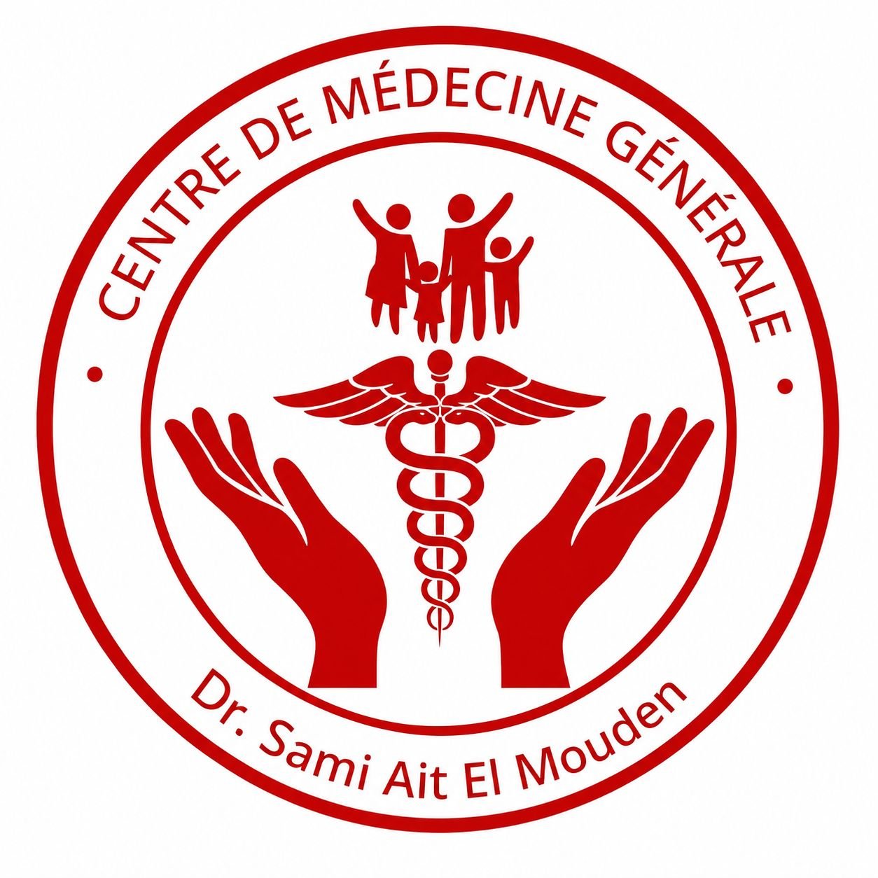 Logo du Centre de Médecine Générale — projet réalisé par Saida Digital Lab
